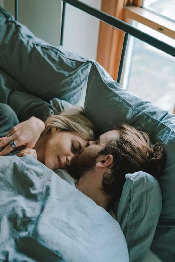 Couple in bed