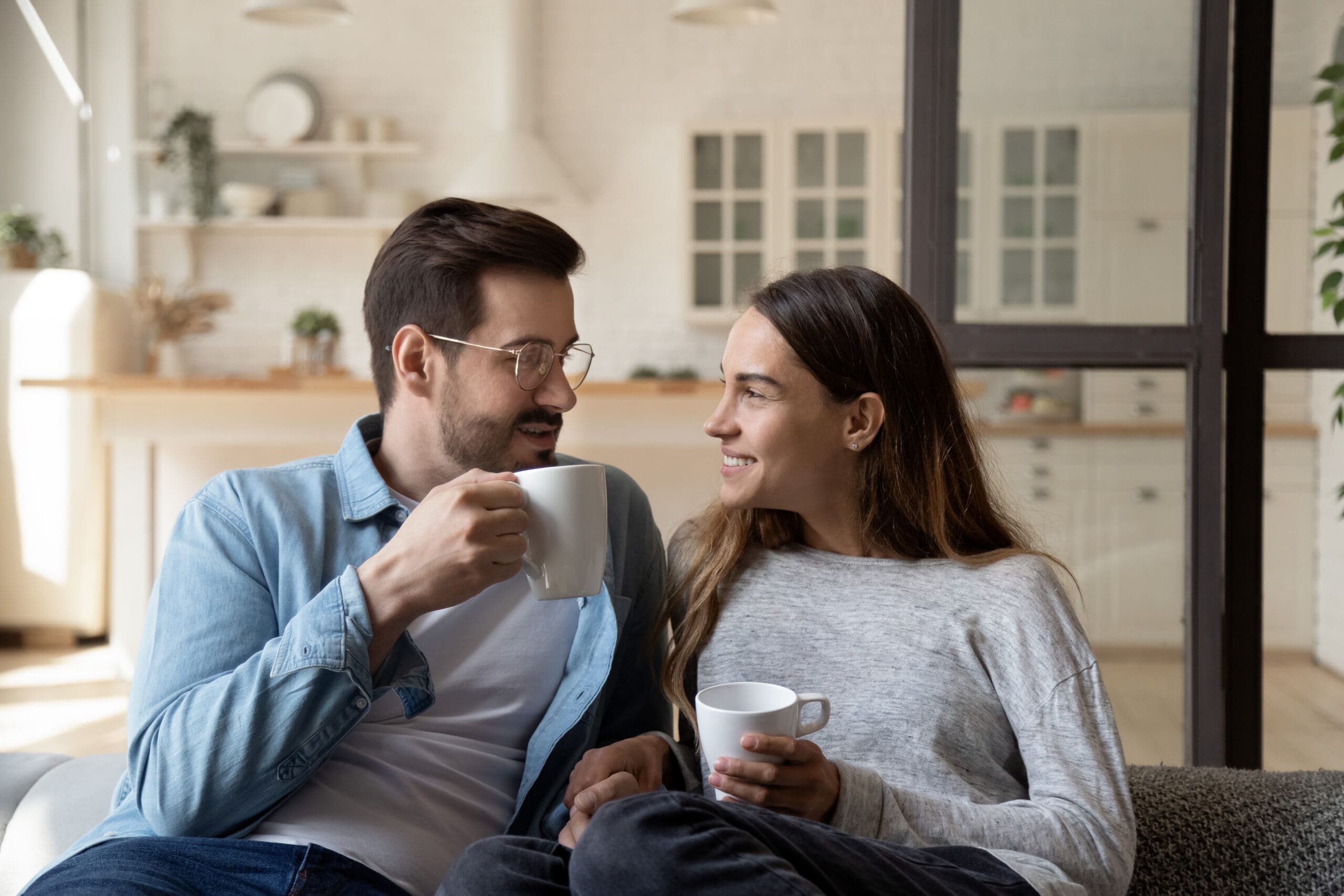 A couple discussing fertility